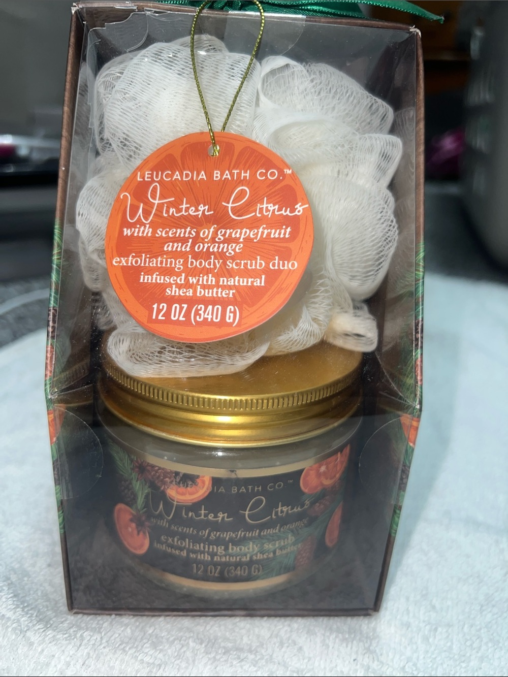 Leucadia Bath Co. Winter Citrus Exfoliating Body Scrub Duo